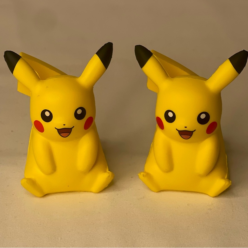 Lot of 2! Pikachu Pokemon Stress Ball Mini Toy 3”